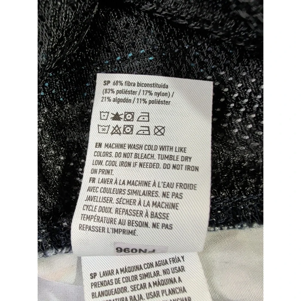 American Eagle Board Shorts Mens M Blue Palm‎ Trees Swim Beach Pool Vacation